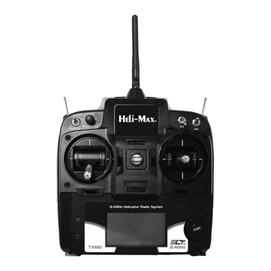 HELI-MAX TX610 USER MANUAL Pdf Download | ManualsLib