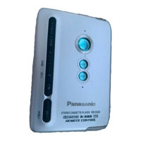 Panasonic RQ-SX53 Operating Instructions Manual