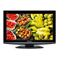 Panasonic Viera TX-L26X10B Operating Instructions Manual