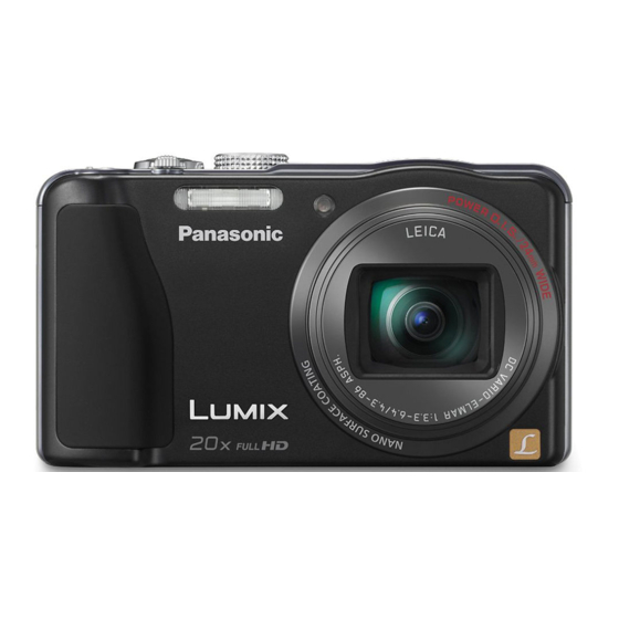 PANASONIC LUMIX DMC-TZ30 BASIC OPERATING INSTRUCTIONS MANUAL Pdf ...