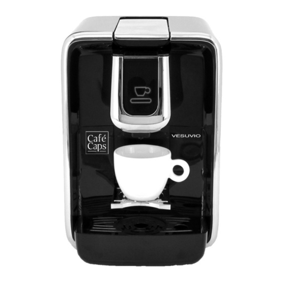 Cafecaps Vesuvio Coffee Capsule Machine Manuals