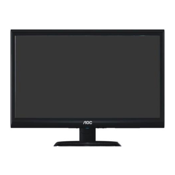 AOC E2060SWD Service Manual