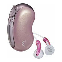Sony NW-E307 - Walkman Bean 1 GB MP3 Player Operating Instructions Manual