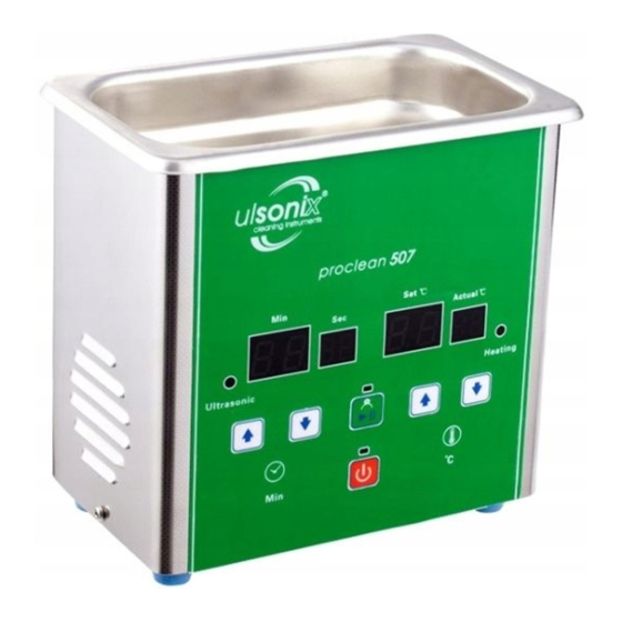 ulsonix PROCLEAN 507 User Manual