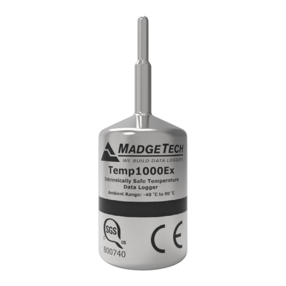 MadgeTech TEMP1000EX User Manual
