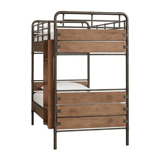 pottery barn kids OWEN TWIN OVER TIWN BUNK BED Manual