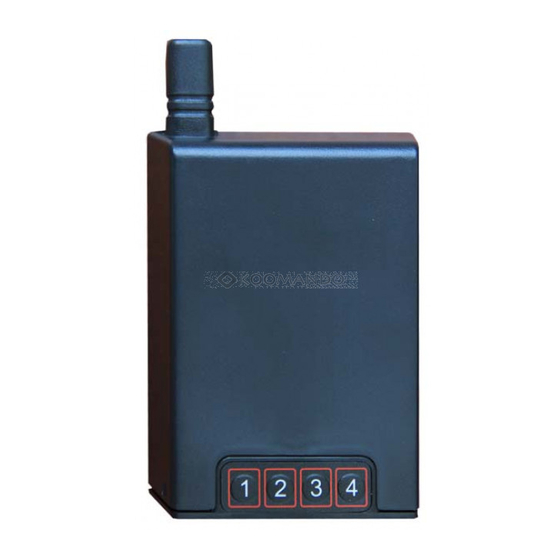 KOOMANDO R5401-R5403 Instruction Manual