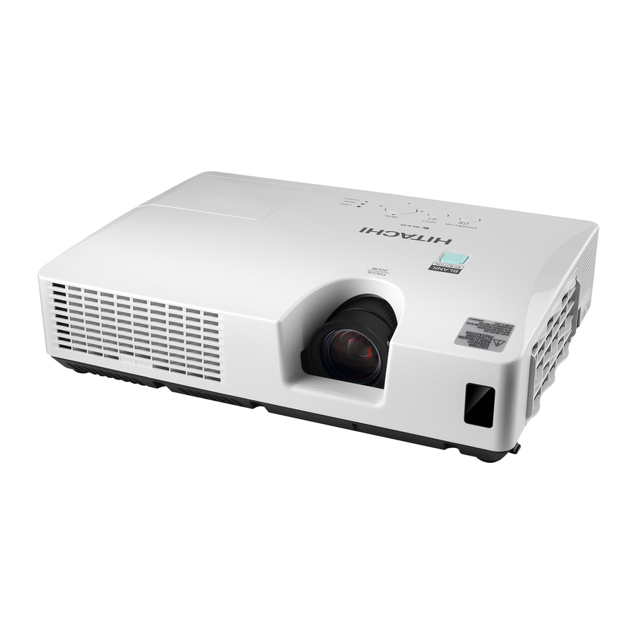 Hitachi CPWX8 User Manual