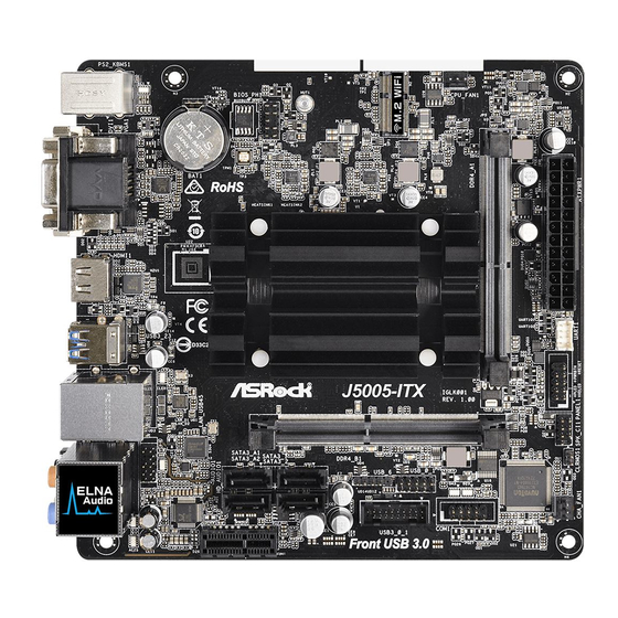 ASROCK J5005-ITX User Manual