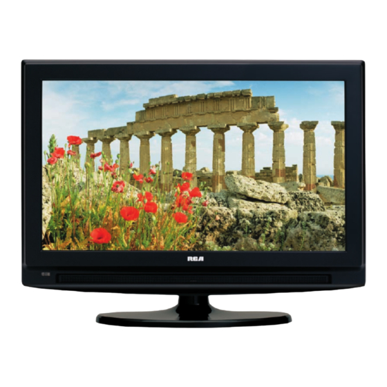 RCA L26HD31 - 26" LCD TV Manual De L'utilisateur