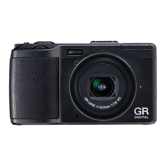 Ricoh GR DIGITAL M User Manual