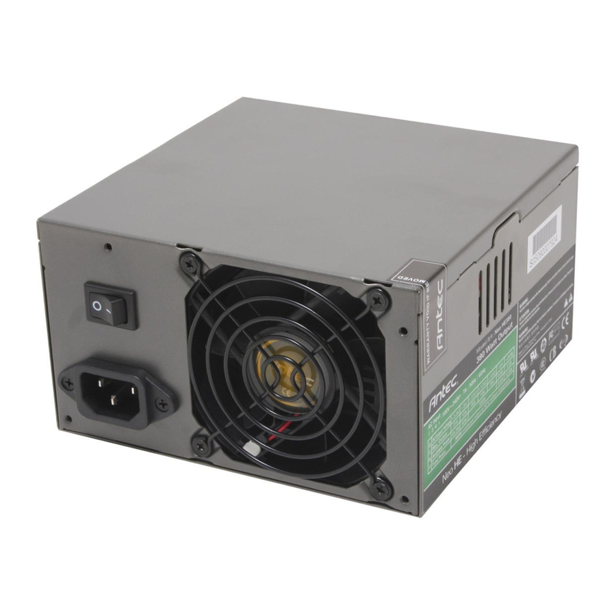 Antec Neo HE380 User Manual