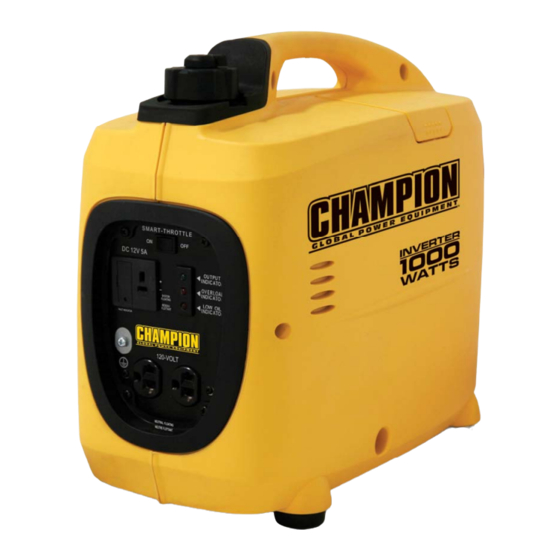 Champion 71000i Owner's Manual And Operating Instructions