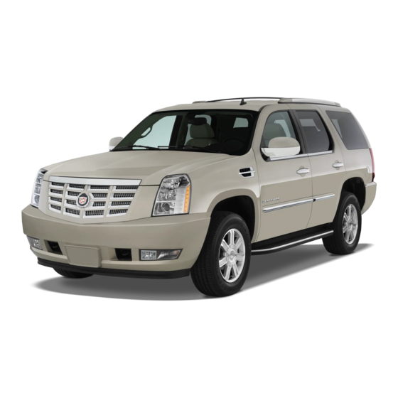 Cadillac Escalade 2014 Owner's Manual