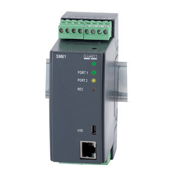 Lumel SM61 User Manual