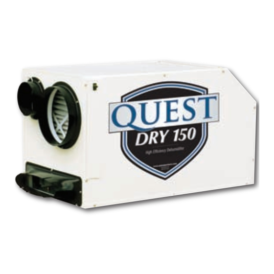 Therma-Stor Quest DRY 150 Installation, Operation And Maintenance Instructions