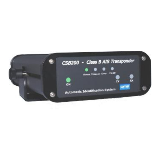 Comar Systems CSB200 Installation And Instruction Manual