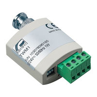 Videotec TWM1 Operating Instructions Manual