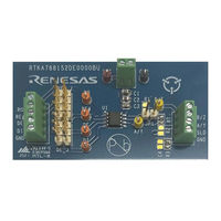 Renesas RTKA788152DE0000BU Manual