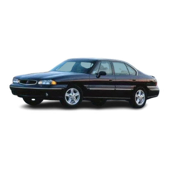 Pontiac 1998 Bonneville Owner's Manual