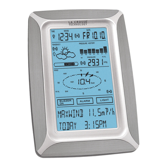 La Crosse Technology WS-3512 Operation Manual
