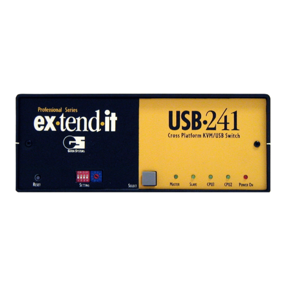 Gefen USB-241 Manuals