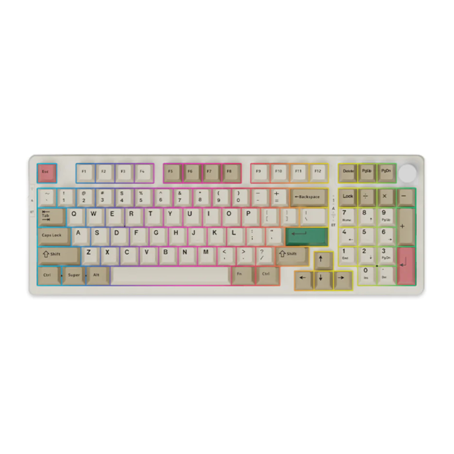 AJAZZ AK966 - Bluetooth Wireless Mechanical Keyboard Manual