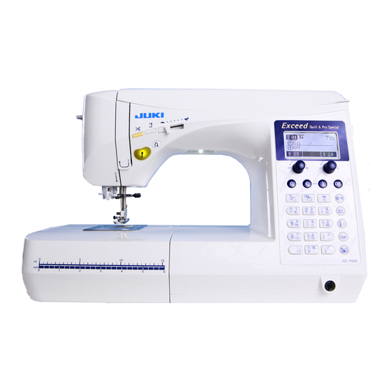 JUKI HZL-F Series Instruction Manual