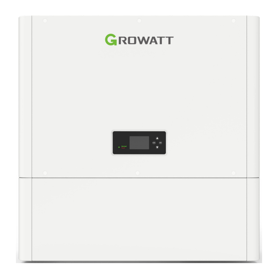 Growatt SPH 3000-6000 TL-HUB Quick Manual