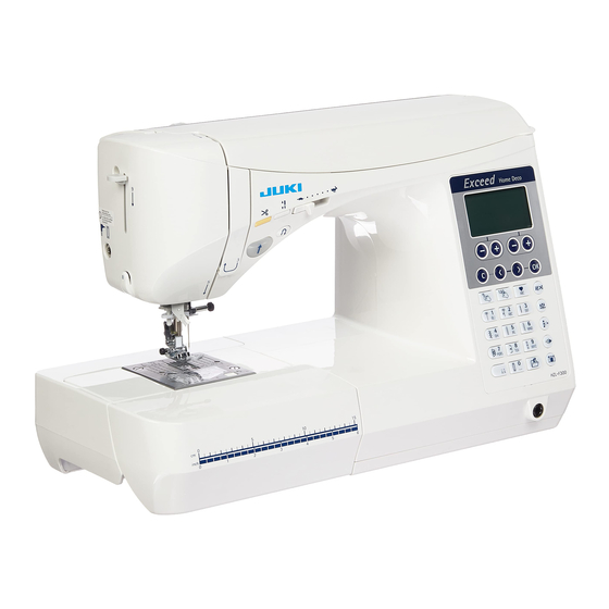 JUKI HZL-F series Instruction Manual