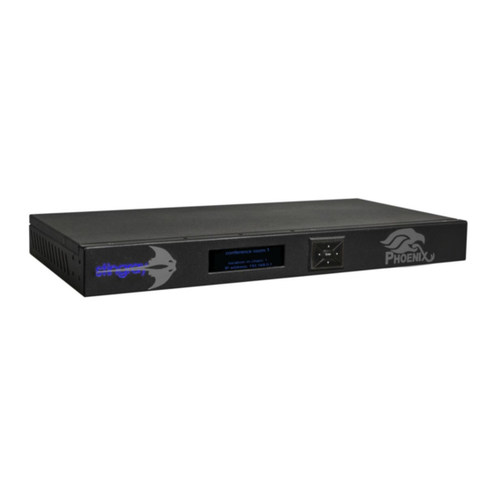 Phoenix Audio Stingray Operating Manual