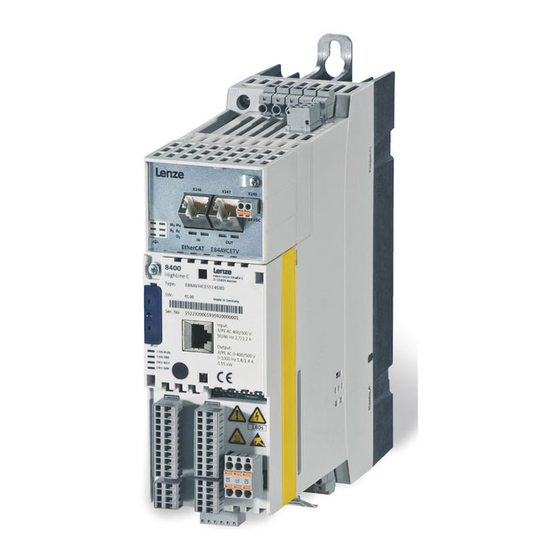 Lenze 8400 HighLine C Hardware Manual