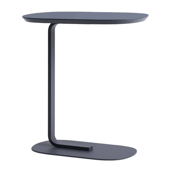 muuto RELATE SIDE TABLE Manual