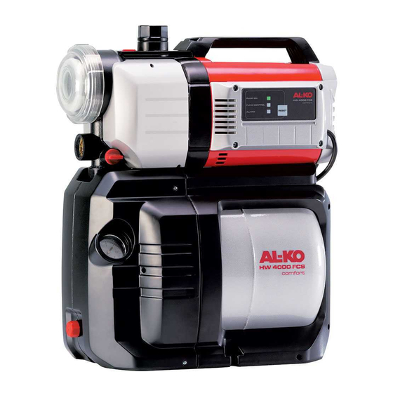 AL-KO HW 4000 FCS COMFORT Operating Instructions Manual