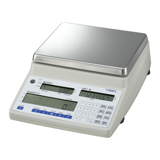 Vibra CUX Series Quick Start Manual