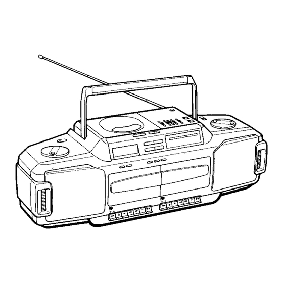 Sony CFD-DW83 Operating Instructions  (primary manual) Operating Instructions Manual