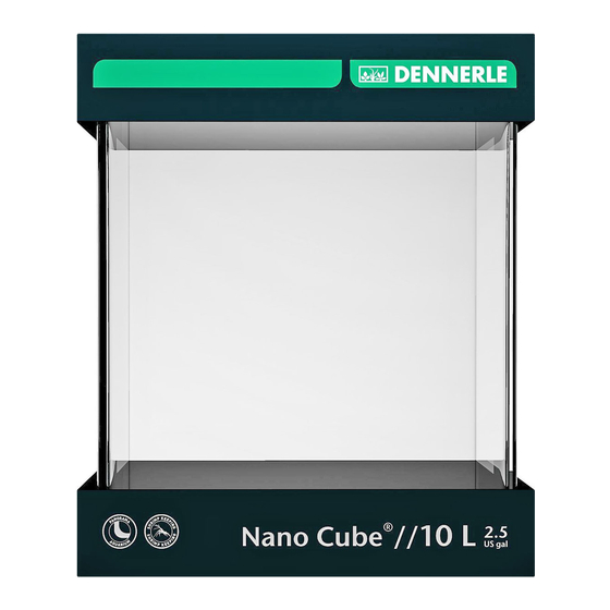 Dennerle Nano Cube 10 Quick Start Manual