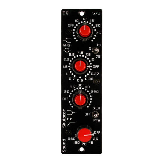 Sound Skulptor EQ573 User Manual