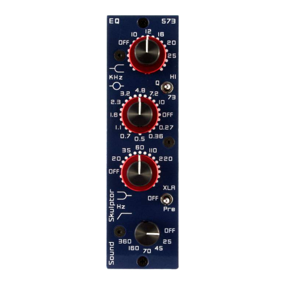 Sound Skulptor EQ573 User Manual