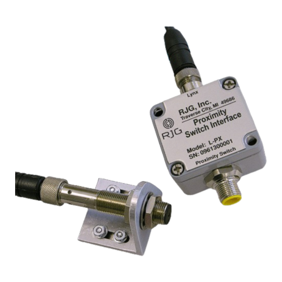 RJG LYNX L-PX Product Manual