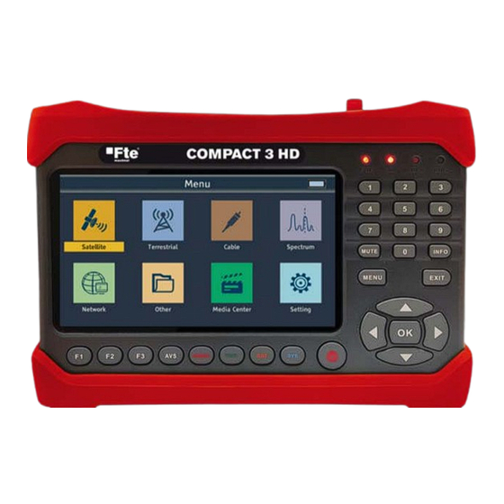 FTE COMPACT 3 HD Manuals