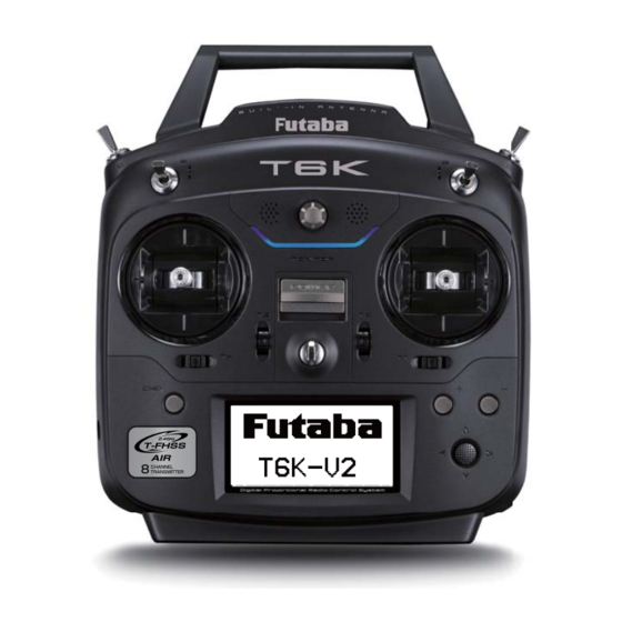 FUTABA T6K-V2 Manuals