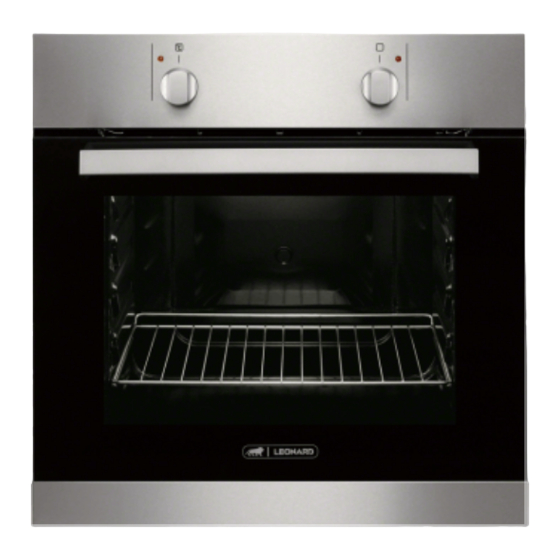 User Manuals: Leonard LBN1110X Gas/Electric Oven Parts