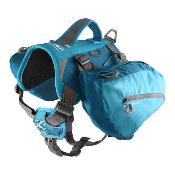 Kurgo BAXTER BACKPACK Installation And Care