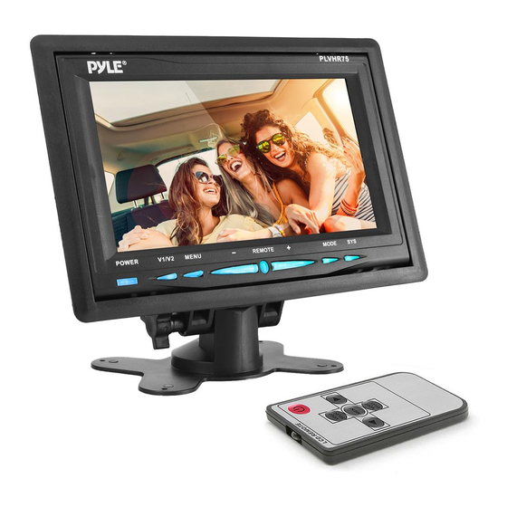 Pyle PLVHR75 User Manual