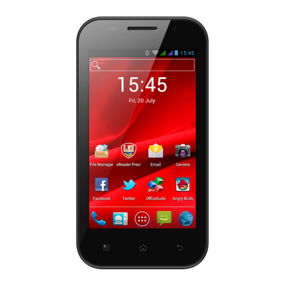 Prestigio MultiPhone 4044 DUO Smartphone Manuals