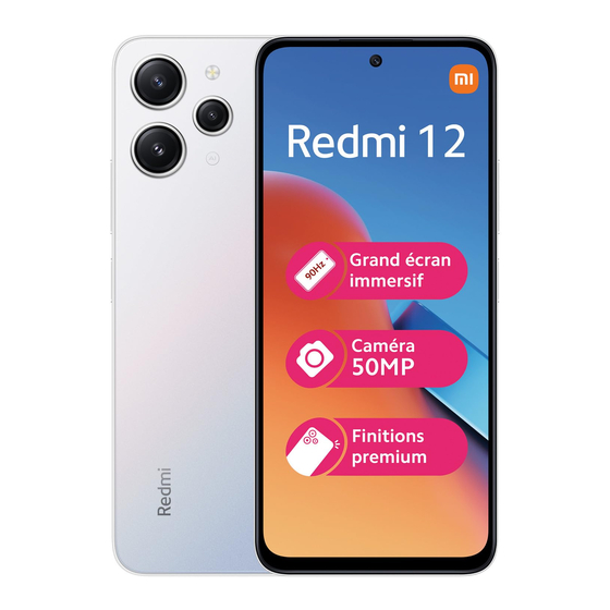 Xiaomi Mi Redmi 12 Quick Start Manual