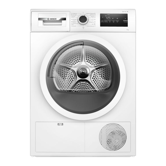 Bosch WTN85201ES User Manual And Installation Instructions