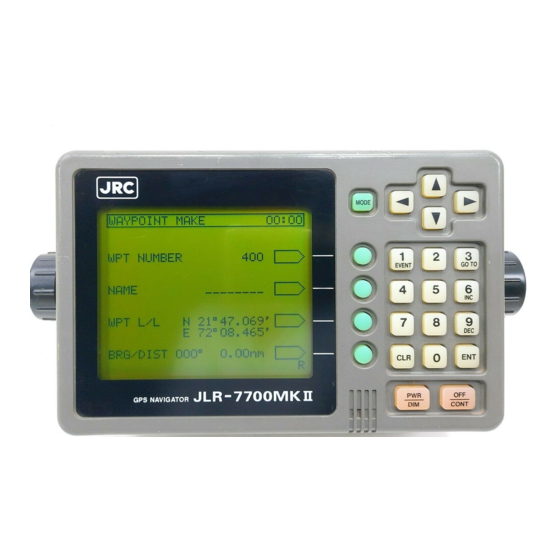 JRC JLR-7700MKII Brochure