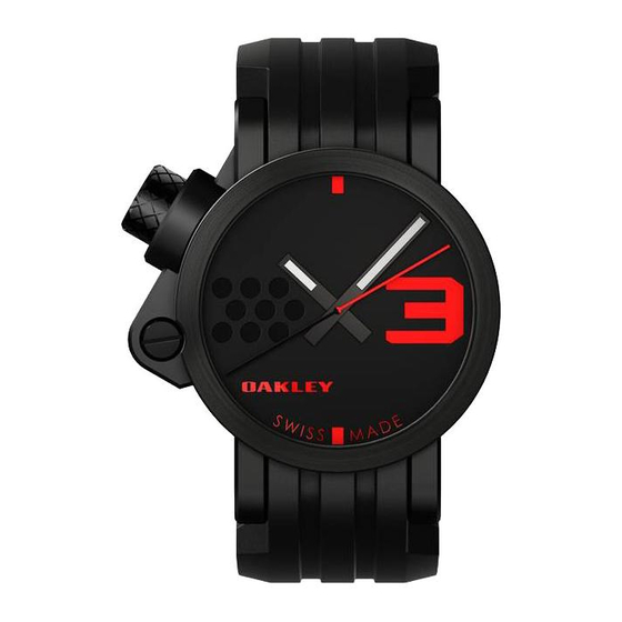 User Manuals: Oakley OAKLEY TRANSFER CASE Wrist Watch